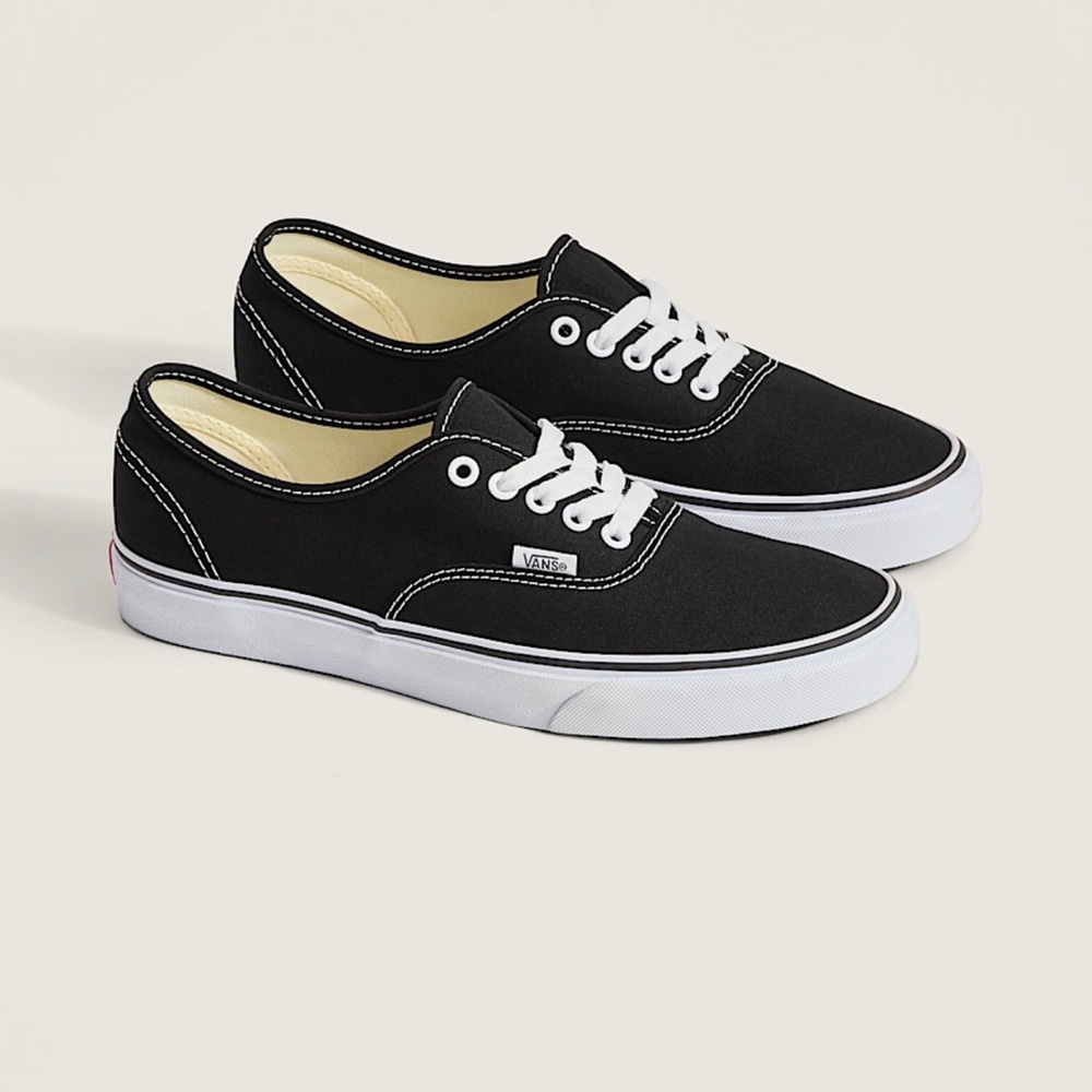 Vans Classic Low-Top Canvas Sneakers - Black & White